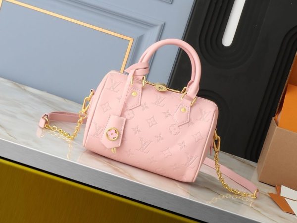 New Fashion L*V Handbag 1492 – Pink, 20.5×13.5x12cm New Fashion L*V Handbag 1492 – Pink, 20.5×13.5x12cm