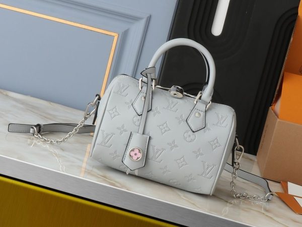 New Fashion L*V Handbag 1492 – Grey, 20.5×13.5x12cm