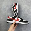 New Arrival AJ 1 Low Dunk ‘Black White Red’ AJ3255 TEN