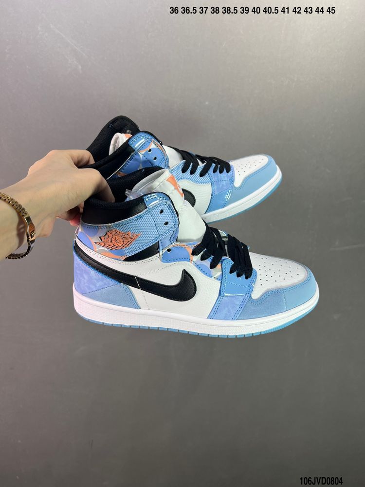 New Arrival AJ 1 Retro High OG University Blue 555088-134 AJ3232 TEN