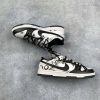 New Arrival AF1 Low Dunk White Black AJ3263 TEN