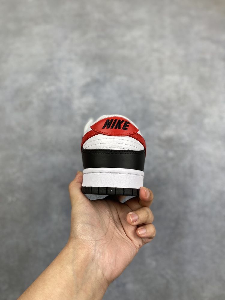 New Arrival AJ 1 Low Dunk ‘Black White Red’ AJ3255 TEN