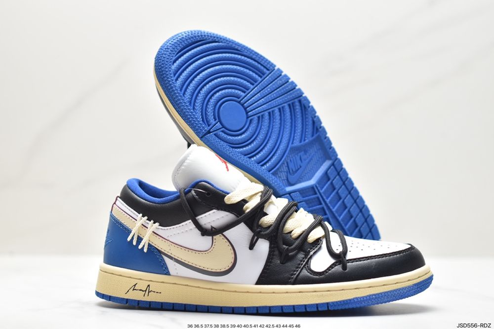 New Arrival Nike Fragment Design x Travis Scott x AJ1 Retro Low DM7866-140 AJ3170 TEN