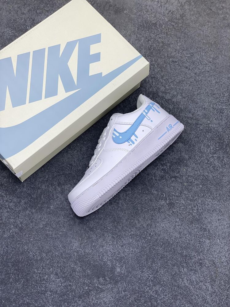 New Arrival AF 1 Custom Blue Swoosh AJ3125 TEN New Arrival AF 1 Custom Blue Swoosh AJ3125 TEN