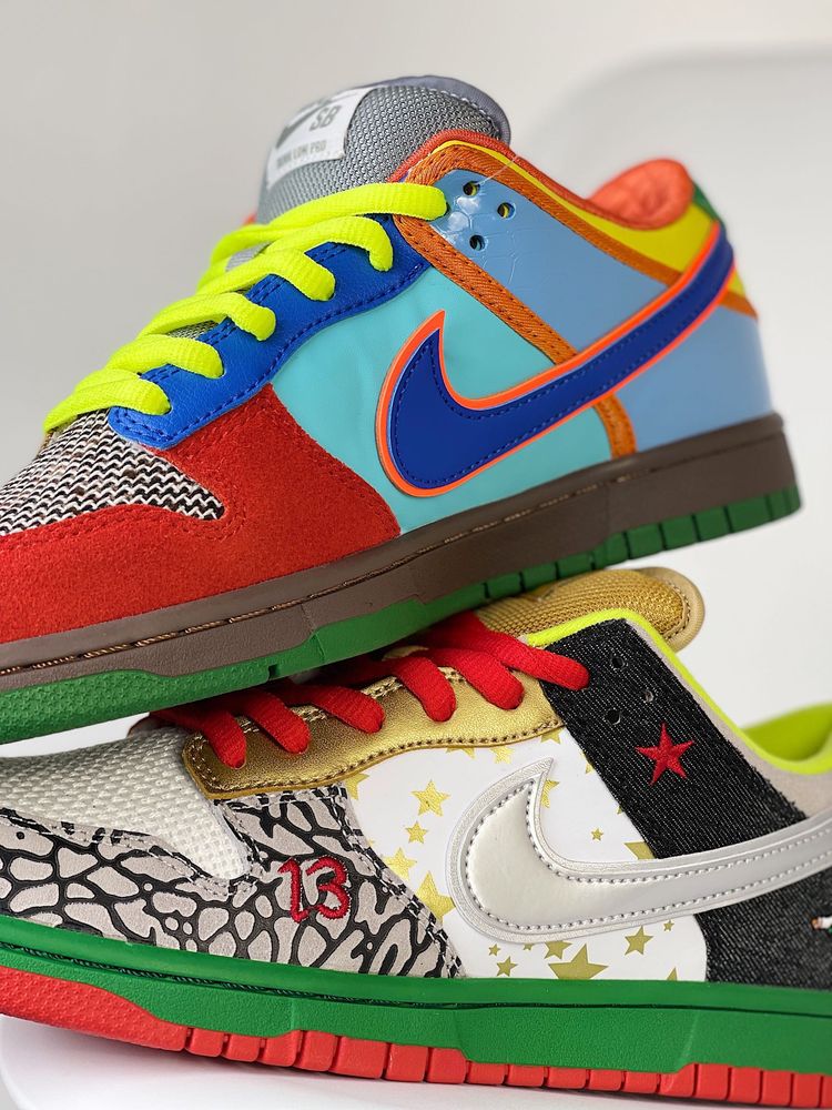 New Arrival SB Dunk Low What the Dunk 318403-141 AJ3229 TEN