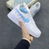 New Arrival AF 1 Custom Blue Swoosh AJ3125 TEN New Arrival AF 1 Custom Blue Swoosh AJ3125 TEN