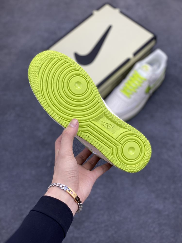 New Arrival AF 1 Low White Apple Green UN1635-888 AJ3121 TEN