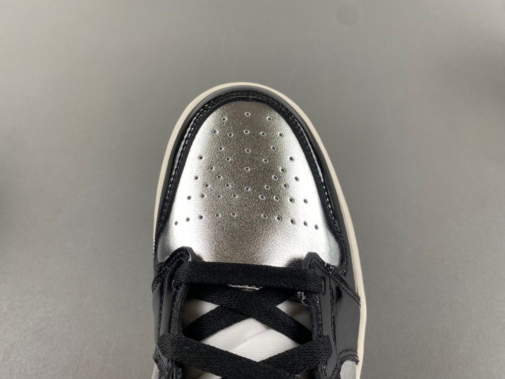 AJ1 Mid Black Metallic Silver Sail Metallic Gold FZ39380-001