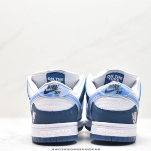 New Arrival Nike Dunk Low SE ‘Sashiko – Industrial Blue’ DV0834-101 AJ3174 TEN