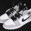 New Arrival AJ1 Mid 554725-092 Light Smoke Grey