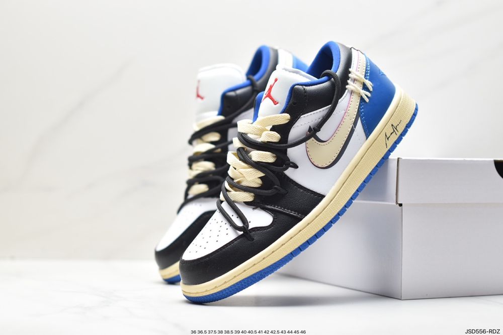 New Arrival Nike Fragment Design x Travis Scott x AJ1 Retro Low DM7866-140 AJ3170 TEN