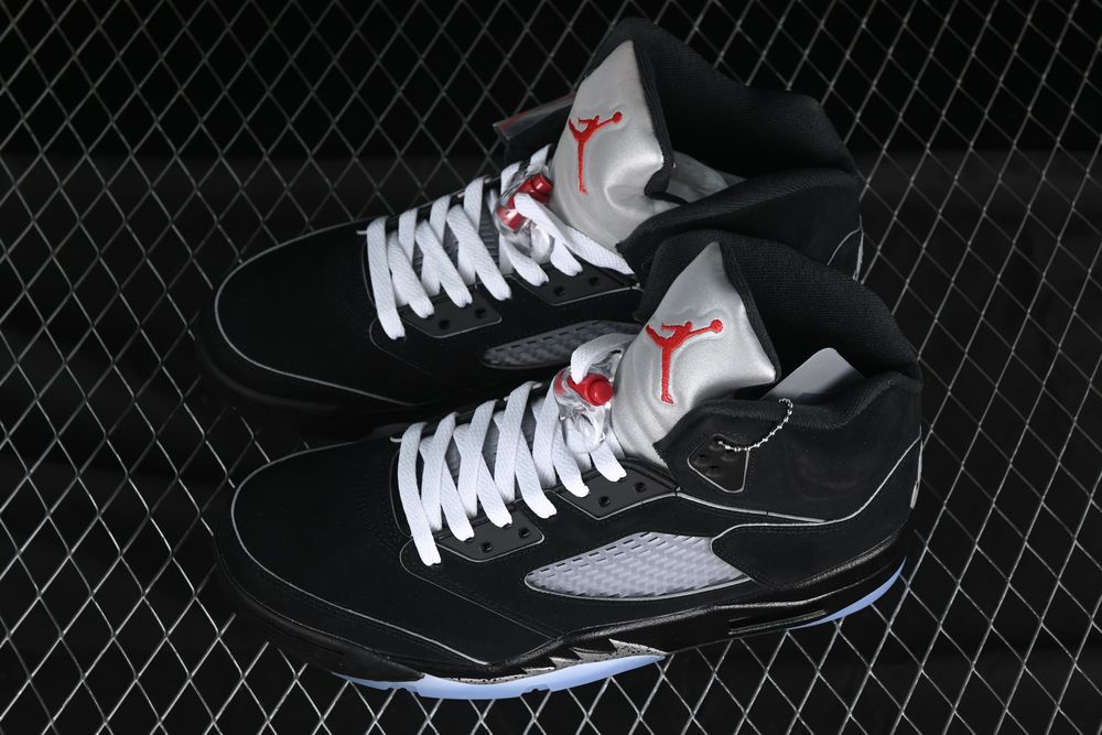 AJ 5 Black Metallic Reimagined HF3975-001 PA