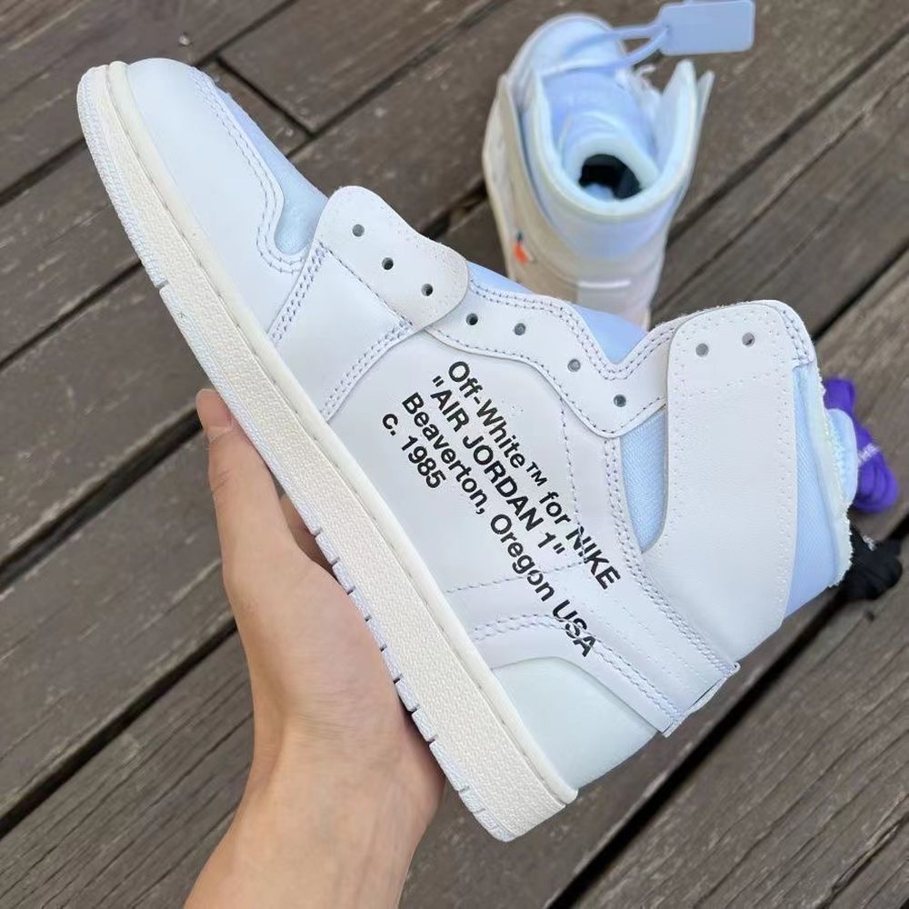 New Arrival AJ 1 Retro High Off-White AQ0818-100 AJ3237 TEN