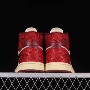 New Arrival AJ1 Mid DZ2820-601-Tiki Leaf