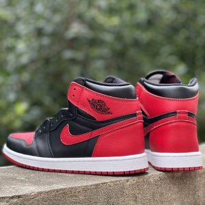 New Arrival AJ 1 High Og Retro Black Varsity Red AJ3234 TEN