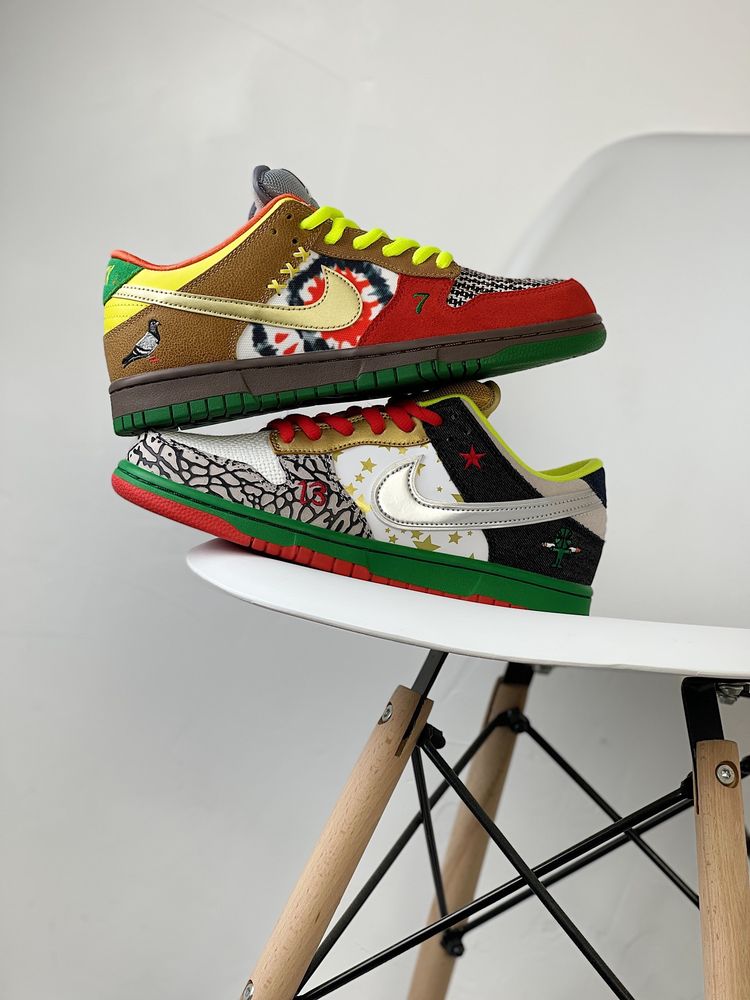 New Arrival SB Dunk Low What the Dunk 318403-141 AJ3229 TEN