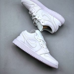 New Arrival AJ1 Retro Low ‘Pure Platinum’ 553558-170 AJ3140 TEN