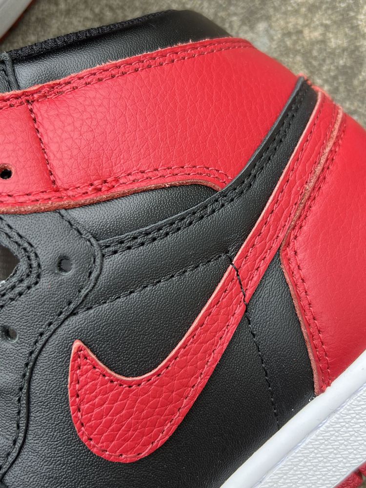 New Arrival AJ 1 High Og Retro Black Varsity Red AJ3234 TEN