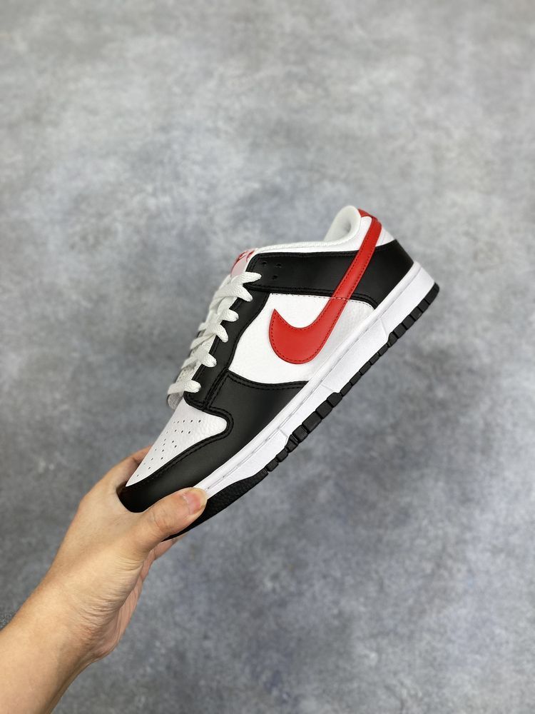 New Arrival AJ 1 Low Dunk ‘Black White Red’ AJ3255 TEN