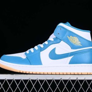 New Arrival AJ1 Mid DQ8426-400 North Carolina Blue
