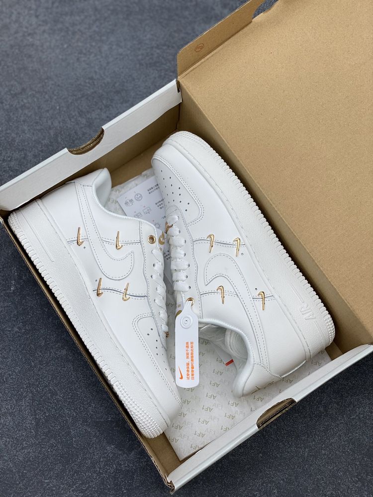 New Arrival AF 1 Low Sail Metallic Gold FV3654-111 AJ3118 TEN