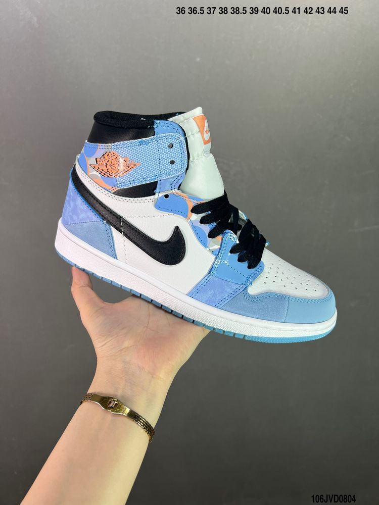 New Arrival AJ 1 Retro High OG University Blue 555088-134 AJ3232 TEN