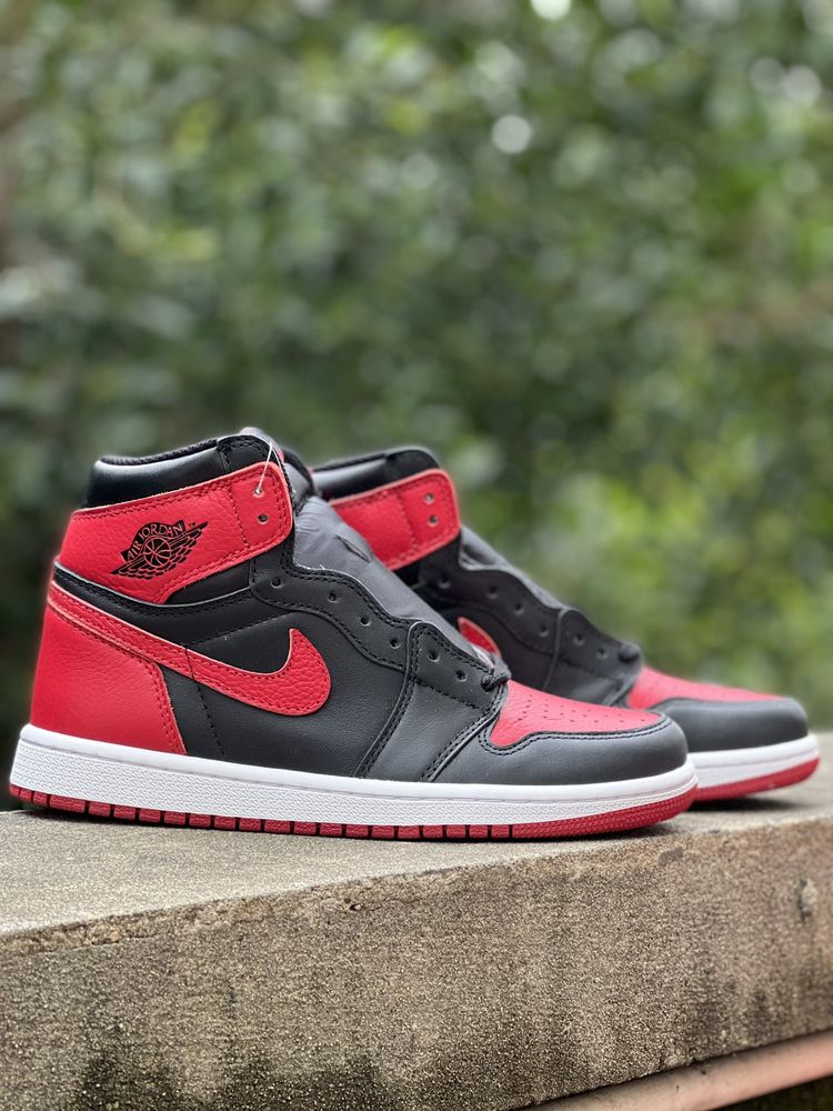 New Arrival AJ 1 High Og Retro Black Varsity Red AJ3234 TEN