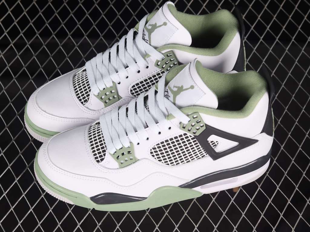 New Arrival AJ4 X AQ9129-103 Retro Seafoam