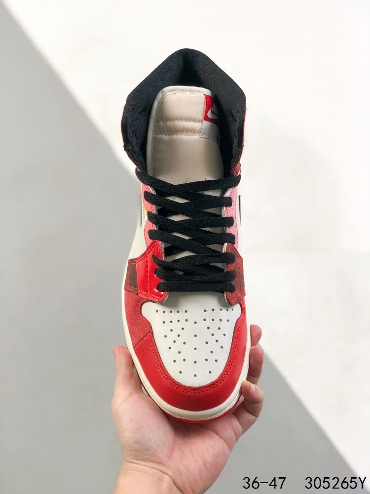 New Arrival AJ 1 High OG Spider-Man Across the Spider AJ3053 TEN