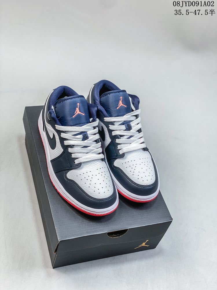 New Arrival AJ 1 Low 553558-481 AJ3009 TEN