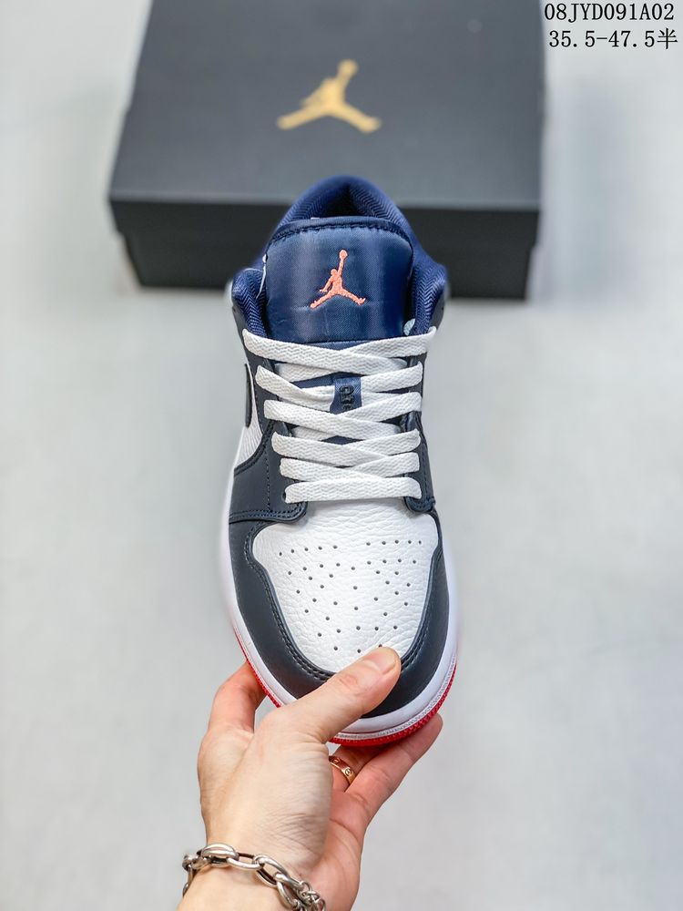 New Arrival AJ 1 Low 553558-481 AJ3009 TEN