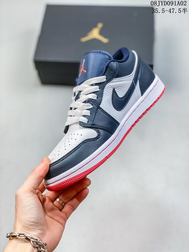 New Arrival AJ 1 Low 553558-481 AJ3009 TEN