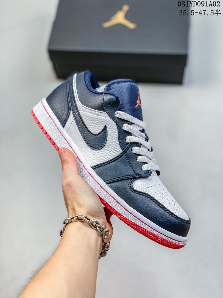 New Arrival AJ 1 Low 553558-481 AJ3009 TEN