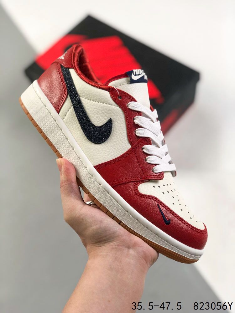 New Arrival AJ 1 Retro Low OG Chicago 705329-600 AJ3046 TEN