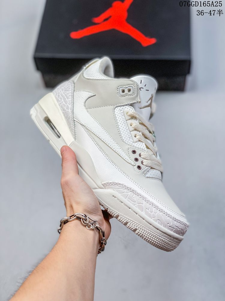 New Arrival AJ 3 Retro 136064-111 AJ3040 TEN