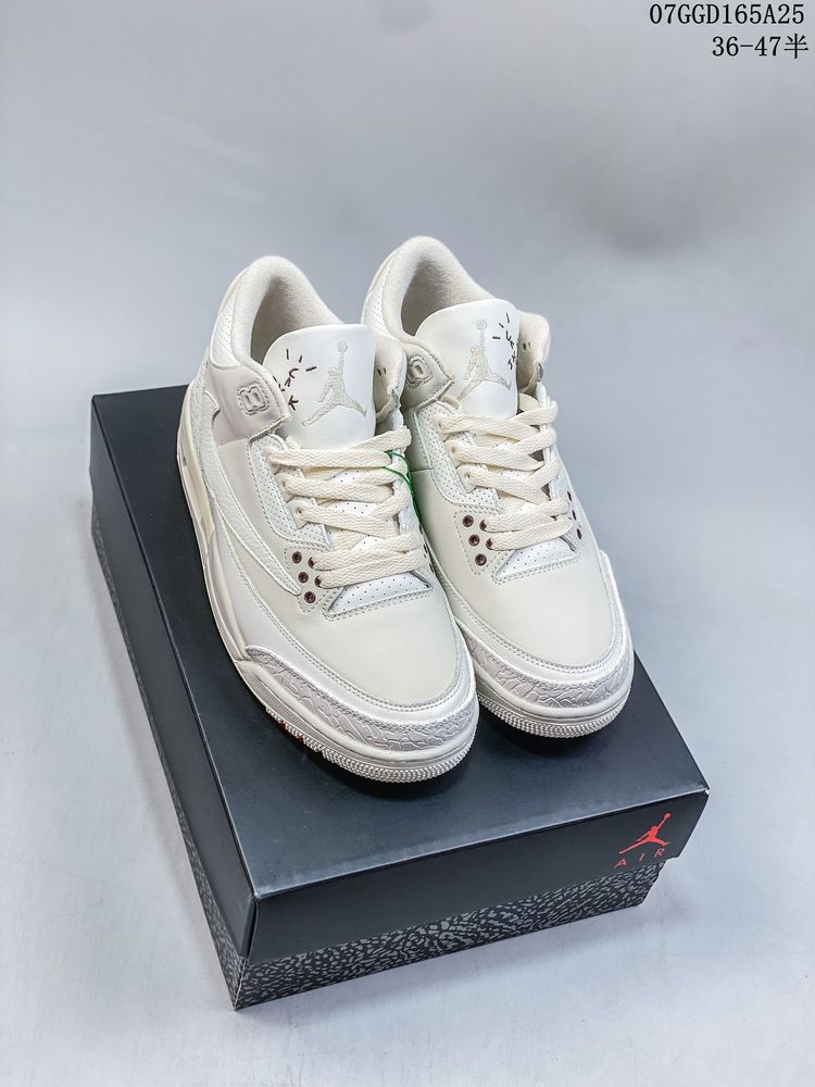 New Arrival AJ 3 Retro 136064-111 AJ3040 TEN