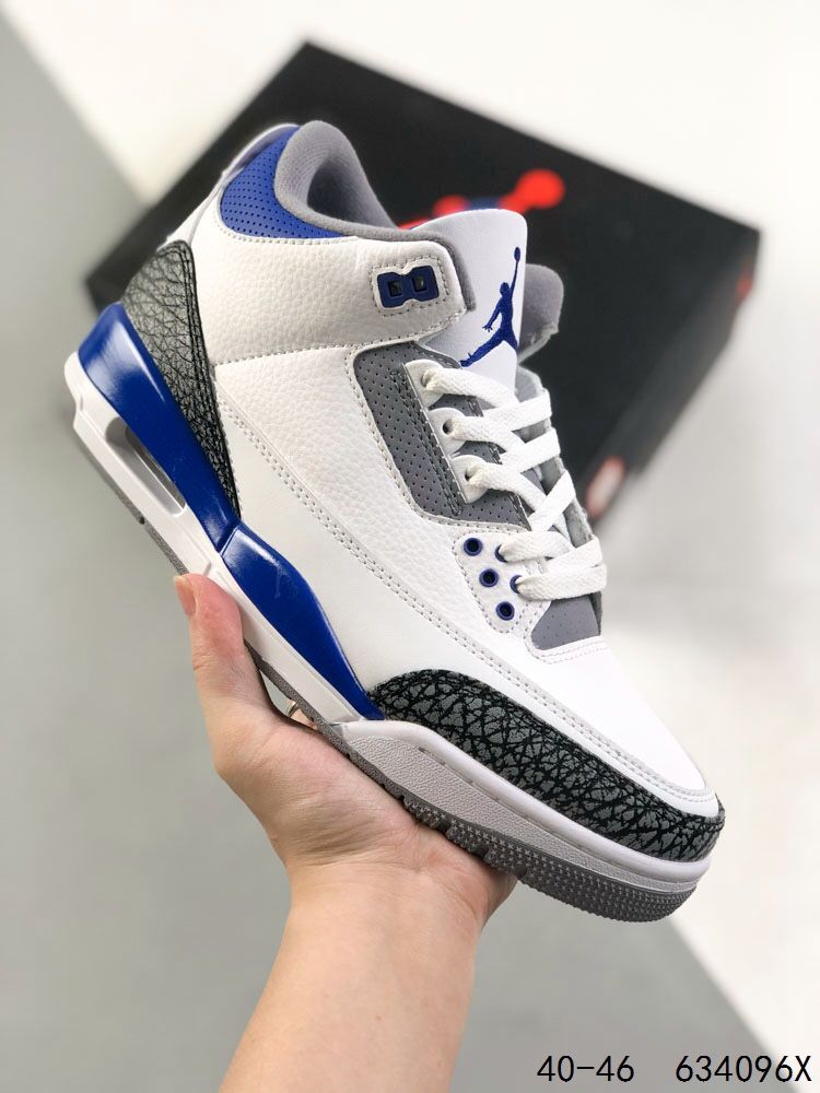 New Arrival AJ 3 Retro Pure White 136064-111 AJ3049 TEN