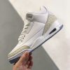 New Arrival AJ 3 Retro Pure White 136064-111 AJ3049 TEN