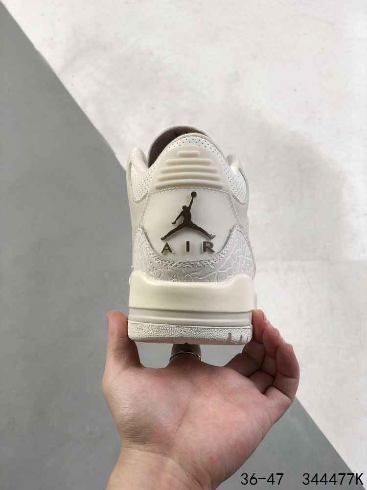 New Arrival AJ 3 Retro White 136064-111 AJ3026 TEN