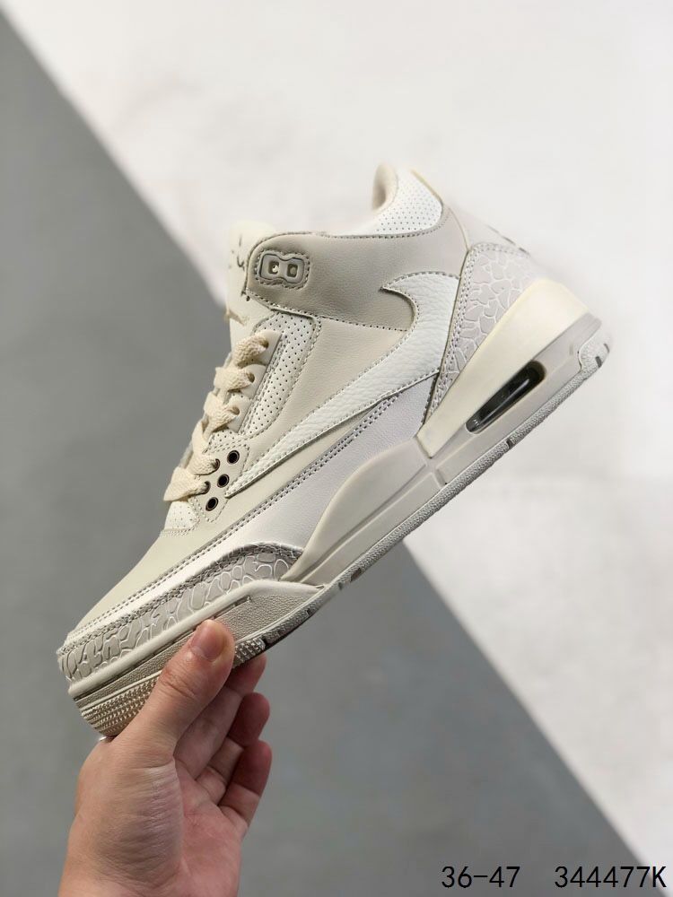 New Arrival AJ 3 Retro White 136064-111 AJ3026 TEN