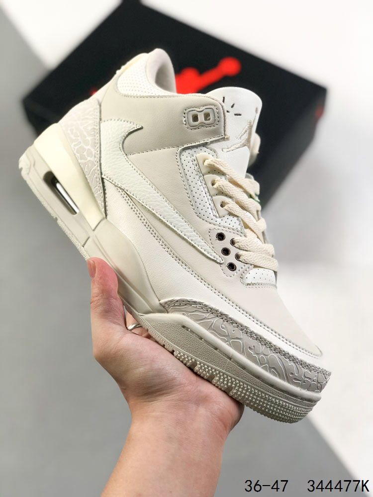 New Arrival AJ 3 Retro White 136064-111 AJ3026 TEN