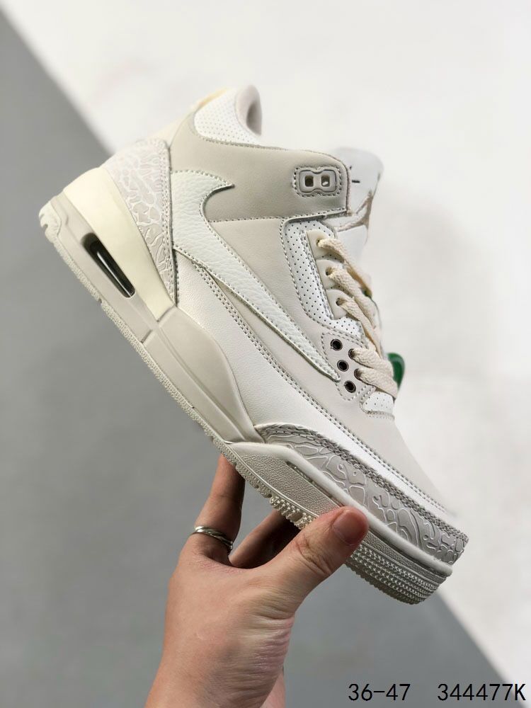 New Arrival AJ 3 Retro White 136064-111 AJ3026 TEN