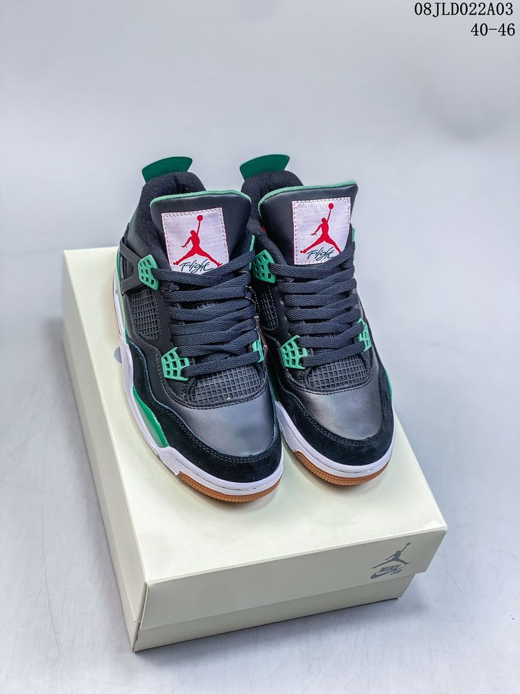 New Arrival AJ 4 Retro Green Glow 308497-033 AJ3017 TEN