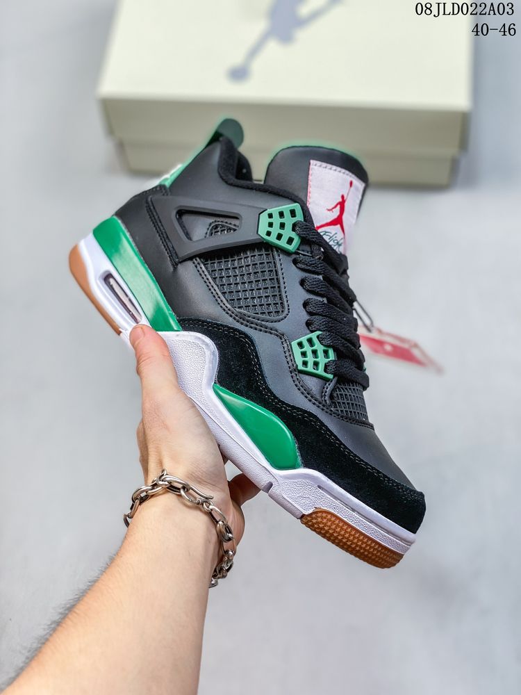 New Arrival AJ 4 Retro Green Glow 308497-033 AJ3017 TEN