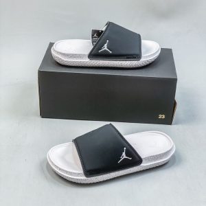 New Arrival AJ Play Slide Black Cement Photon Dust DC9835-003 AJ3007 TEN