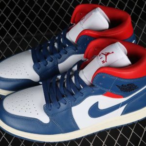 New Arrival AJ1 Mid BQ6472-146 French Blue