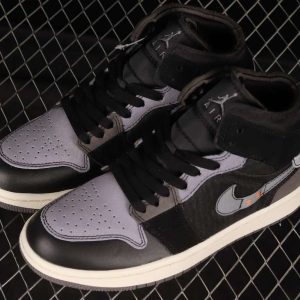 New Arrival AJ1 Mid DM9652-001 Inside Out
