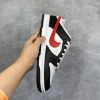 New Arrival AJ 1 Low Dunk ‘Black White Red’ AJ3255 TEN