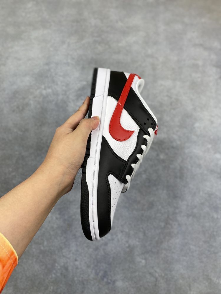 New Arrival AJ 1 Low Dunk ‘Black White Red’ AJ3255 TEN
