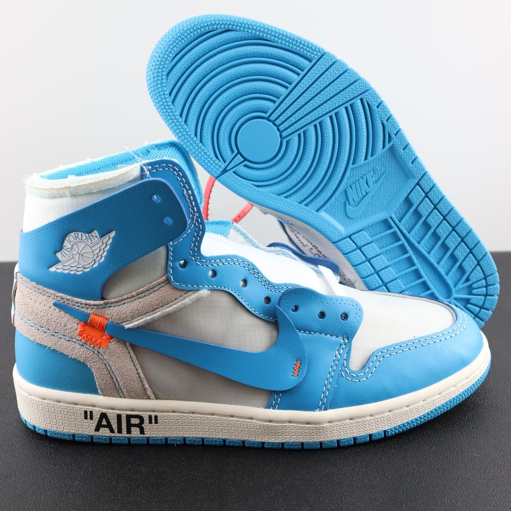 New Arrival Off White X AJ 1 Retro High OG UNC AJ3235 TEN